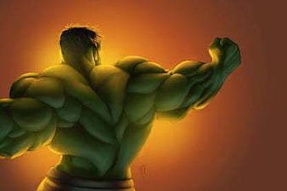 Hulk Bodybuilder Hulk Superheroes Artwork Digital Art Matte Finish Poster Paper Print