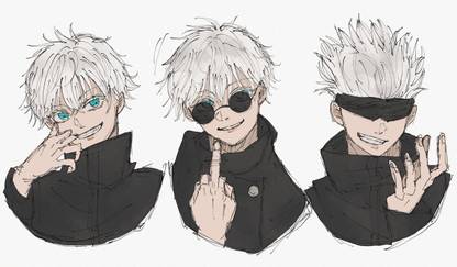Jujutsu Kaisen Satoru Gojo Anime Boys Anime Series Matte Finish Poster Paper Print