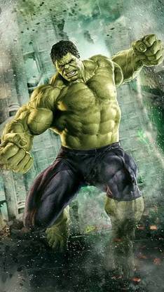 Hulk Avengers Green Hero Infinity War Marvel Super War Matte Finish Poster Paper Print