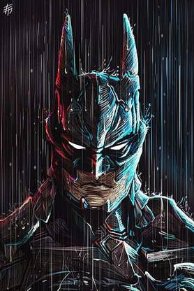 Batman Digital Artwork Batman Superheroes Behance Artwork Matte Finish Poster Paper Print