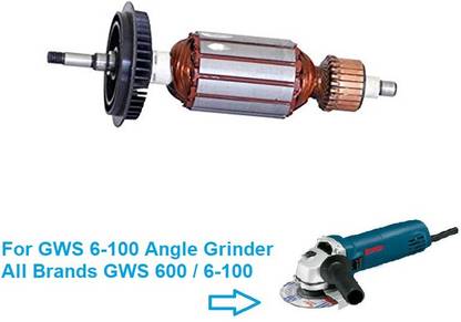 Sauran Armature for Angle Grinder 6-100 or GWS 600 Power & Hand Tool Kit