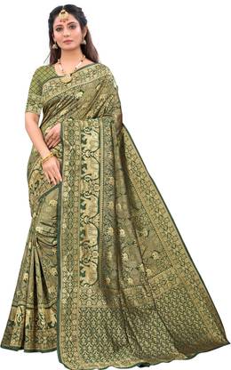 Banarasi Art Silk, Jacquard Saree
