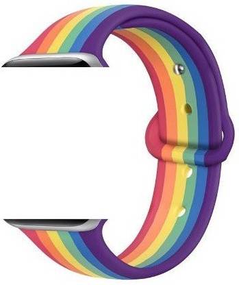 Big Wings Premium Silicone Smart Watch Strap for iWatch Series 7/6/5/4/3/2/1/SE (SIZE: 38/40/41 mm) Smart Watch Strap