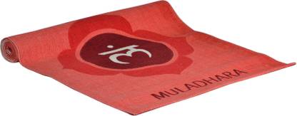 Arka4U Muladhara Chakra Cotton Pink 4 mm Yoga Mat