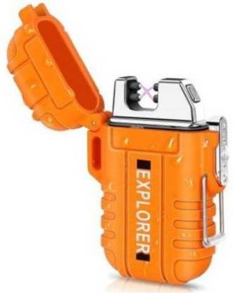 SYARA QVZ_639I_Explorer Cigarette Lighter ||Perfect Gifting For Cigarette Lovers Waterproof Rechargeable Electric Lighter||Electronic ||Eco Friendly ||Unique USB||Cigarette Lighter|| Pocket Friendly|| Size Compact|| QVZ_639I_Explorer Cigarette Lighter ||Perfect Gifting For Cigarette Lovers Waterproof Rechargeable Electric Lighter||Electronic ||Eco Friendly ||Unique USB||Cigarette Lighter|| Pocket Friendly|| Size Compact|| Cigarette Lighter