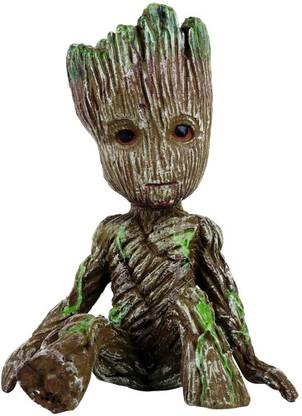 VIEWZONE Resin Marvel Guardians of Galaxy Baby Groot Miniature Figurine (Small), Action Toy Figure