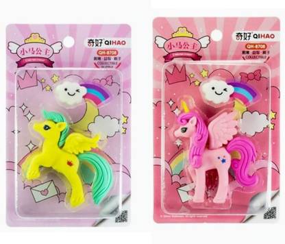 TOYICO! Collectible Cute Unicorn Toy For Kids - Pack Of 2