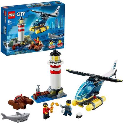 LEGO 60274 City Elite Police Lighthouse Capture Set,189 Pieces,Multicolor