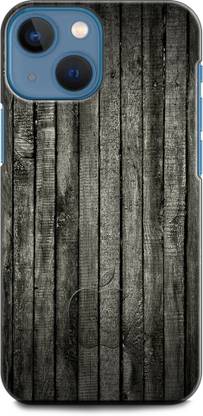 WallCraft Back Cover for APPLE iPhone 13 WOOD, BROUNE WOODEN, TEXTURE, PATTERN, BLACK
