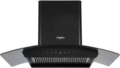 royal enterprise 90 cm 1250 m3/hr Filterless Auto Clean Chimney (CGFL PRO 902 HAC, Touch + Motion Sensor Control, Black) Wall Mounted Black 1250 CMH Chimney