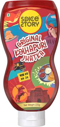 Spice Story The Original Kolhapuri Jhatka, Hottest Indian Chutney Chutney Paste
