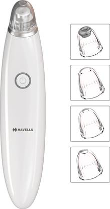 HAVELLS Pore Cleanser - SC5060, Blackhead/ Whitehead Remover, 3 Suction Modes - Low/ Medium/ High, Fast Charge Facial Cleanser System & Brush