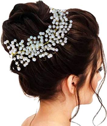 VANITY GLAM WOMEN HAIR ACCESSORY 10230 ARTIFICIAL FLOWER Hair Chain