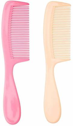 ONLINE JUNCTION OJ Hair Detangling comb with wide teeth is perfectly designed for thick and curly Hair. Can be used for wet and dry hair to give you perfect grooming and styling pack of 2