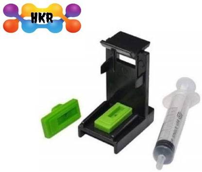 hkr for HP Ink Suction Tool Refill KIT for Printer Cartridge Cleaning 803 805 662 680 702 703 704 801 802 818 850 851 854 857 860 861 900 901 etc. for Both Black and Color Cartridge with Syringe Black Ink Cartridge