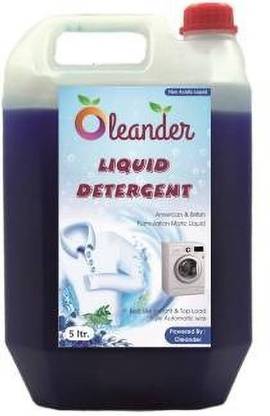 oleander Laundry Wash Liquid Detergent 5L | Professional Fabric Care | Best For Machine Wash | Color Care With Stain Remover | Top-Load and Front Load washing Blossom Liquid Detergent Blossom Liquid Detergent (5 L) Multi-Fragrance Liquid Detergent