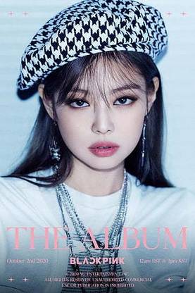 Jennie Blackpink Blackpink X Selena Gomez Full Album How You Like That Ice Cream Kill Matte Finish Poster Paper Print
