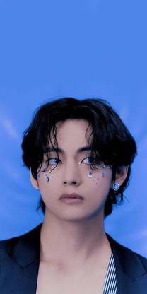 Taehyung Azul Bangtan Bts Fondo De Pantalla Kim Taehyung Cards Tae Matte Finish Poster Paper Print