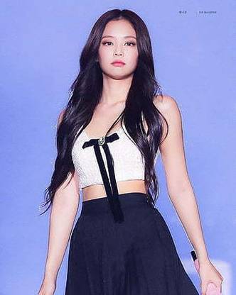 Jennie Blackpink Blink Blue Dance Korea Kpop Rap Singel Matte Finish Poster Paper Print