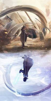 Star Wars Ahsoka Ahsoka Tano Darth Vader Matte Finish Poster Paper Print