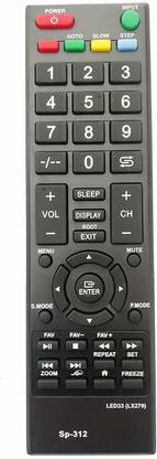 HDF Compatible for Speedcon TV (LED33 (LX279)) Speedcon TV Remote Controller