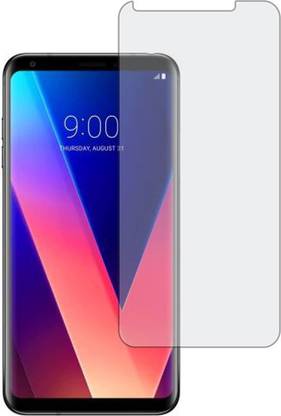 Litekart Edge To Edge Tempered Glass for LG V30 PLUS Matte Finish Gaming Screen Guard Full Screen Coverage Except Edges