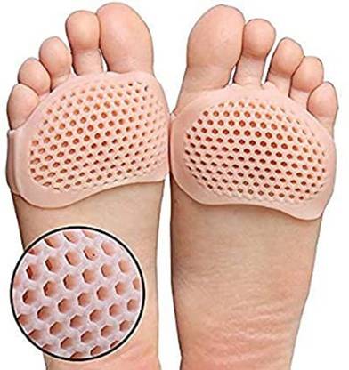 YUKI Silicone Gel Half Toe Sleeve Anti-Skid Forefoot Soft Pads for Pain Relief Foot Support