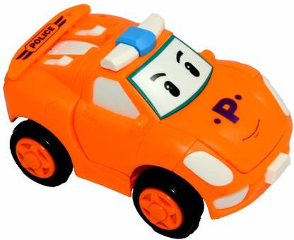 MKR Enterprises Friction Powered Go Straight Up Transforming Cartoon Robot Car
