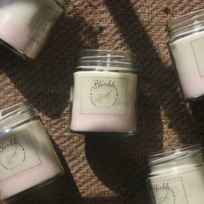 Blinkk Nova (Cherry Blossom Scented 2 units) - Organic Soy Wax Candle - 30 hours burn time Candle