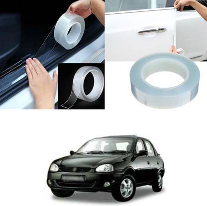 PROEDITION Universal Clear Car Door Strip Bumper Hood Edge Guard Paints 1 pc 5 meter S191 Matte, Glossy, Chrome Opel Corsa Rear Garnish