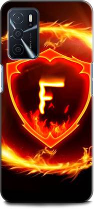 इंडिक्राफ्ट बैक कवर OPPO A16, CPH2269 F, F LETTER, FIRE, F NAME, F ALPHABET के लिए