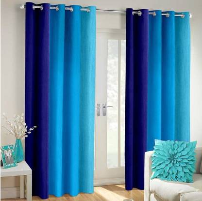 Homefab India 152.5 cm (5 ft) पॉलिएस्टर खिड़की पर्दा (2  का पैक)
