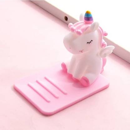 kistapo 1 Compartments Rubber Unicorn Mobile Holder Desk Organizer