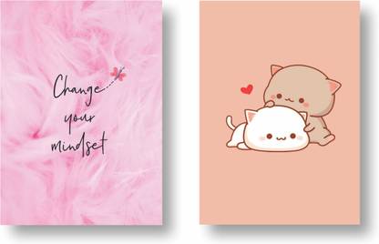 3DS Notebook A5 Diary Unruled 80 Pages