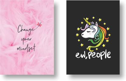 3DS Notebook A5 Diary Unruled 80 Pages