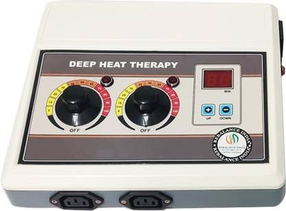 Rebalance India 2 Channel Deep Heat Physiotherapy machine , deep heat therapy machine for slimming, Advance & Better Result Oriented Physiotherapist's Recommendation Oriented Physiotherapy Machine Electrotherapy Device