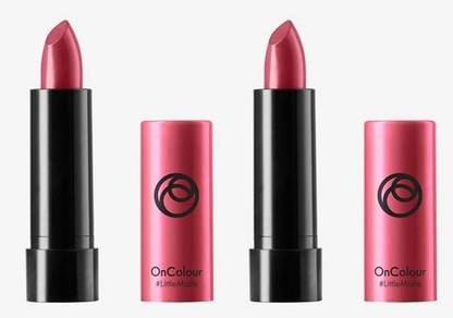 Oriflame Sweden OnColour Lipsticks Combo- Mellow Cherry