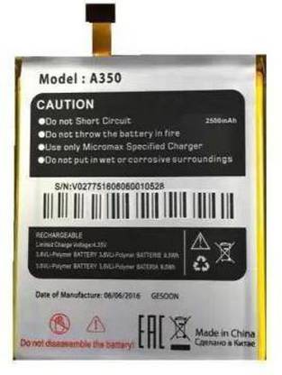 Wildfab Mobile Battery For  Micromax Canvas Knight A350
