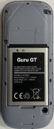 NetTorn Mobile Battery For  Samsung Guru GT/800mAh(Premium Quality)