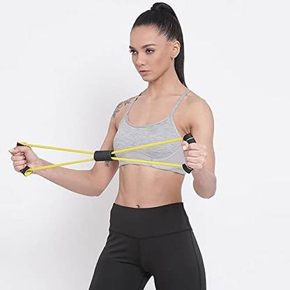 GYMIGO XVI™-276-KI-Yoga Chest Expander Latex Figure 8 Shape Resistance Tube