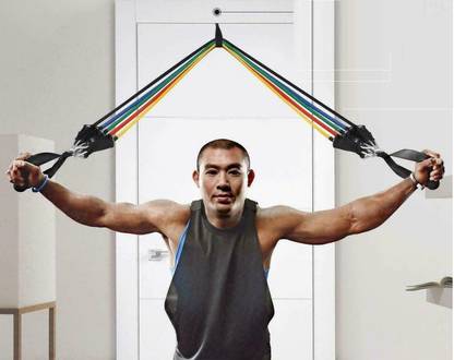 ActrovaX IXI®-144-FV-Rubber Bodybuilding Exercise Instruments Resistance Tube