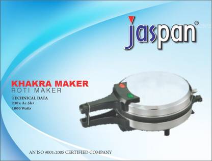 Jaspan Khakra and Roti maker Roti and Khakra Maker