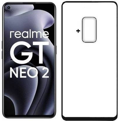 RKMG Screen Guard for REALME GT NEO2 | Combo Pack Offer, 11D 9H Hardness Tempered Glass & Flexible Camera Lens Protector