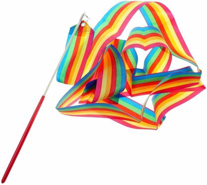 Tiptop Decoration Rhythmic Gymnastic Dancing Ribbon Streamer Stick (1 Piece)