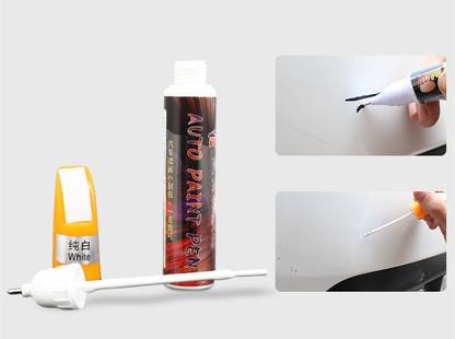 SS Retail Car Paint Scratch Remover White, Car Scratch Remover, Car Repair Paint Pen Car Body Filler Putty