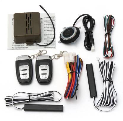 cardashion Car Alarm Start Engine System Keyless Entry Remote Start & Push Button (8Pcs) Remote Start Car Alarm