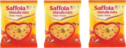 Saffola CLASSIC MASALA OATS PACK OF 3 (38G X 3 ) Pouch