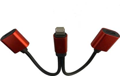 A CONNECT Z Iphone & Type C Connector Pack of 1 Red Charging Pad