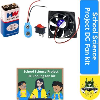 TechSupreme School Science Project DC cooling Fan kit Electronic Components Electronic Hobby Kit