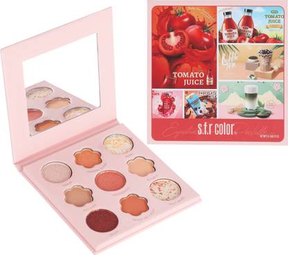 S.F.R Tomato Juice 2nd 9 Multicolor Eye shadow Palette (Matte, Shimmer, Glitter) 9 g